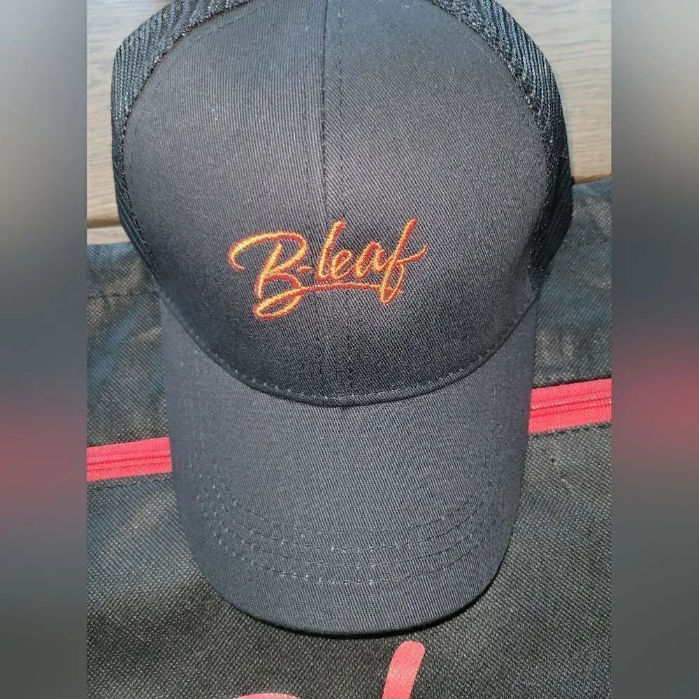 backpack and snapback Hat